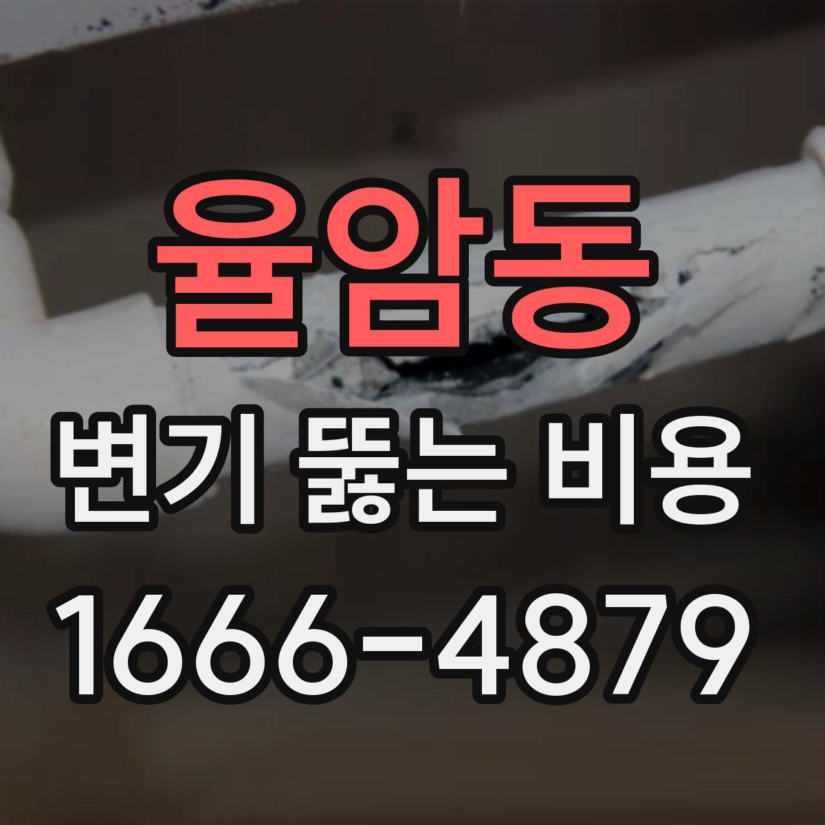 율암동 변기 뚫는 비용