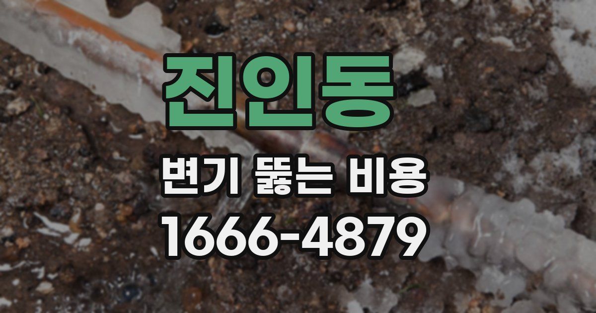 진인동 변기 뚫는 비용