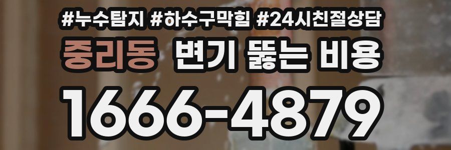 중리동 변기 뚫는 비용