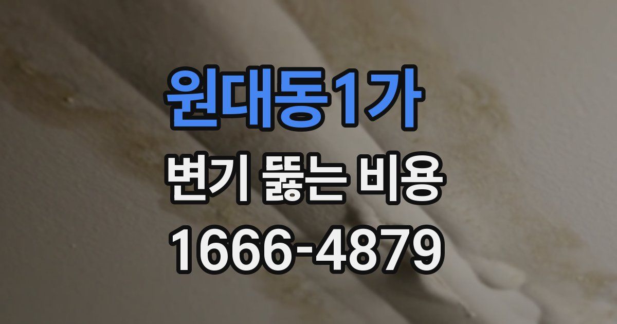원대동1가 변기 뚫는 비용