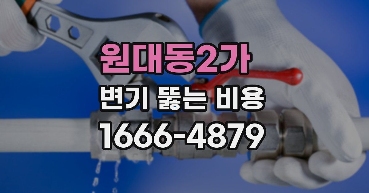 원대동2가 변기 뚫는 비용
