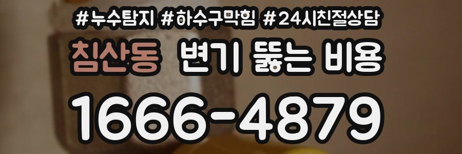 침산동 변기 뚫는 비용