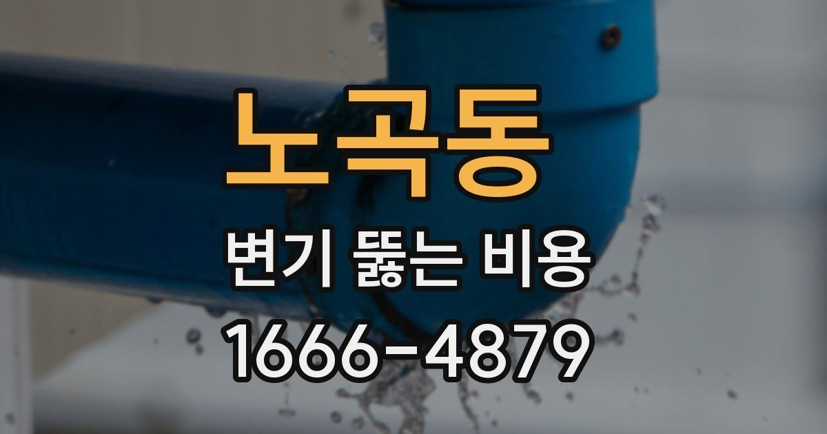 노곡동 변기 뚫는 비용