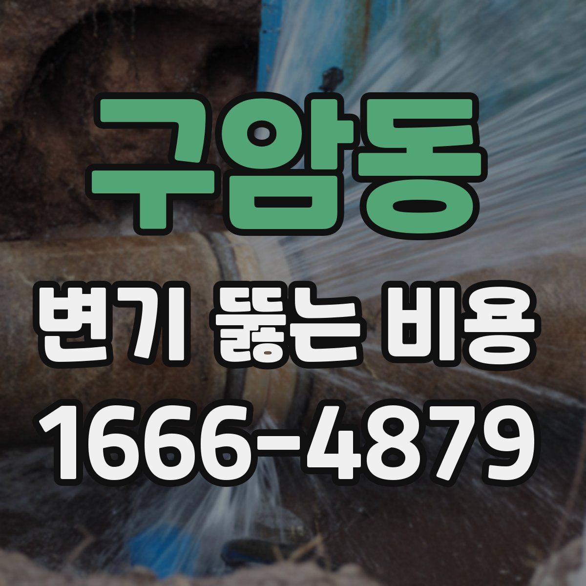 구암동 변기 뚫는 비용