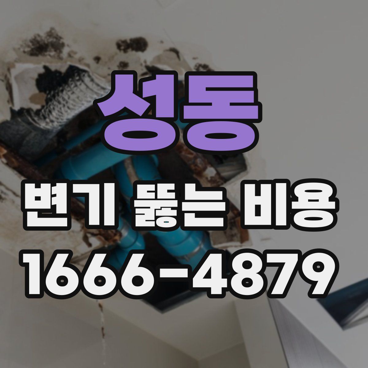 성동 변기 뚫는 비용