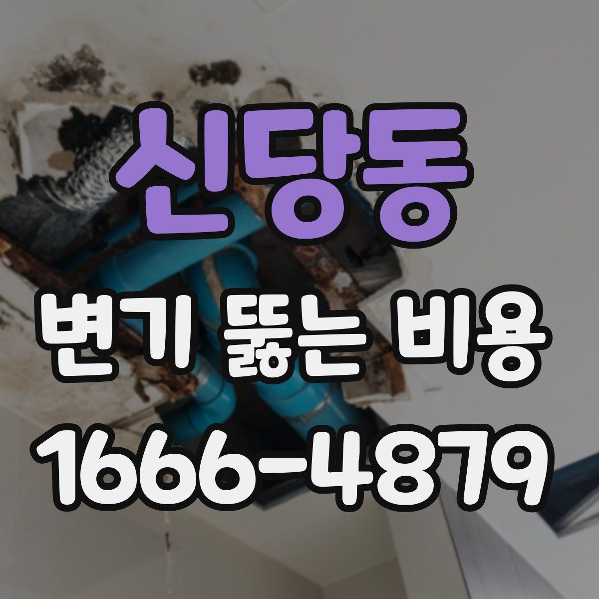 신당동 변기 뚫는 비용