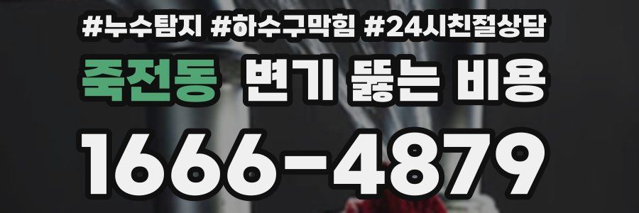 죽전동 변기 뚫는 비용