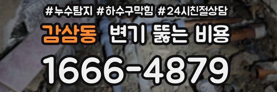 감삼동 변기 뚫는 비용