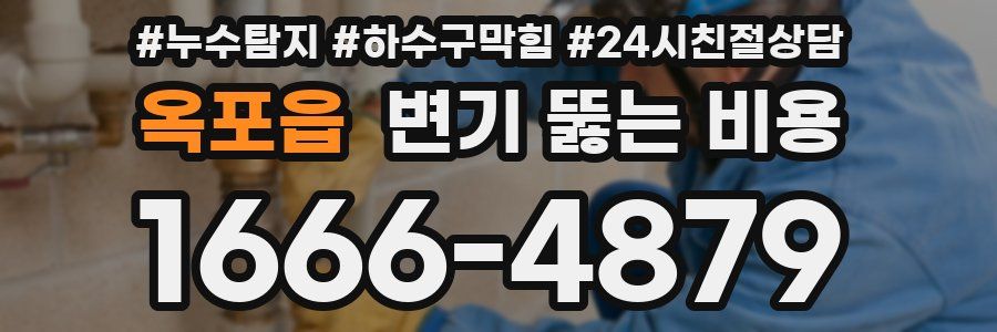 옥포읍 변기 뚫는 비용