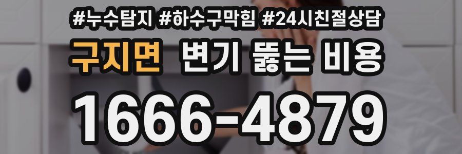 구지면 변기 뚫는 비용