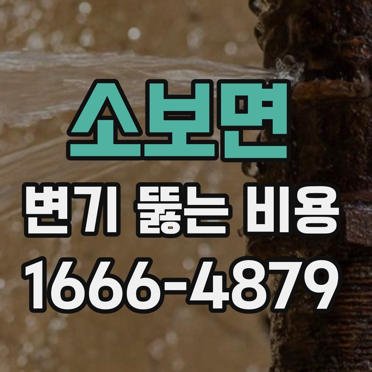 소보면 변기 뚫는 비용
