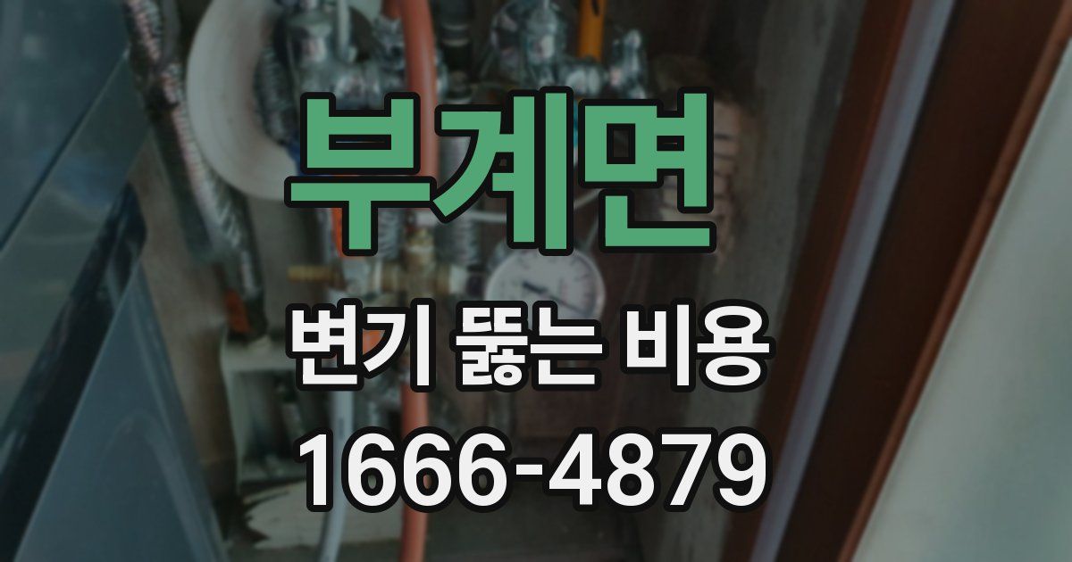 부계면 변기 뚫는 비용