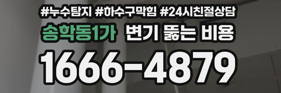 송학동1가 변기 뚫는 비용