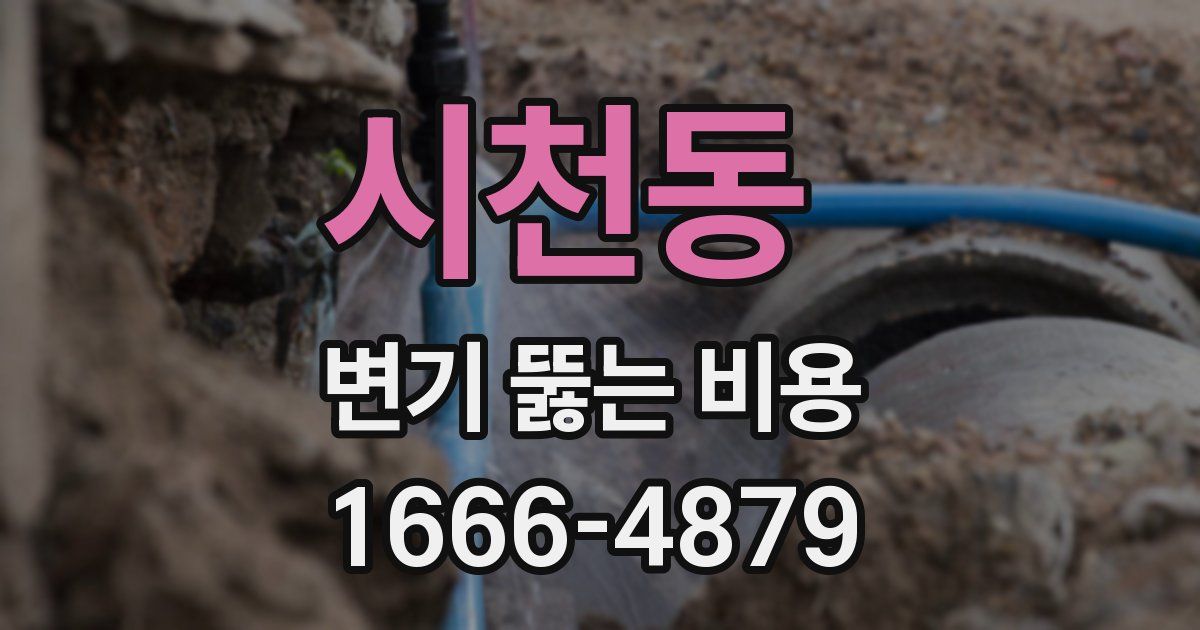 시천동 변기 뚫는 비용
