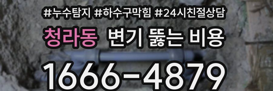 청라동 변기 뚫는 비용