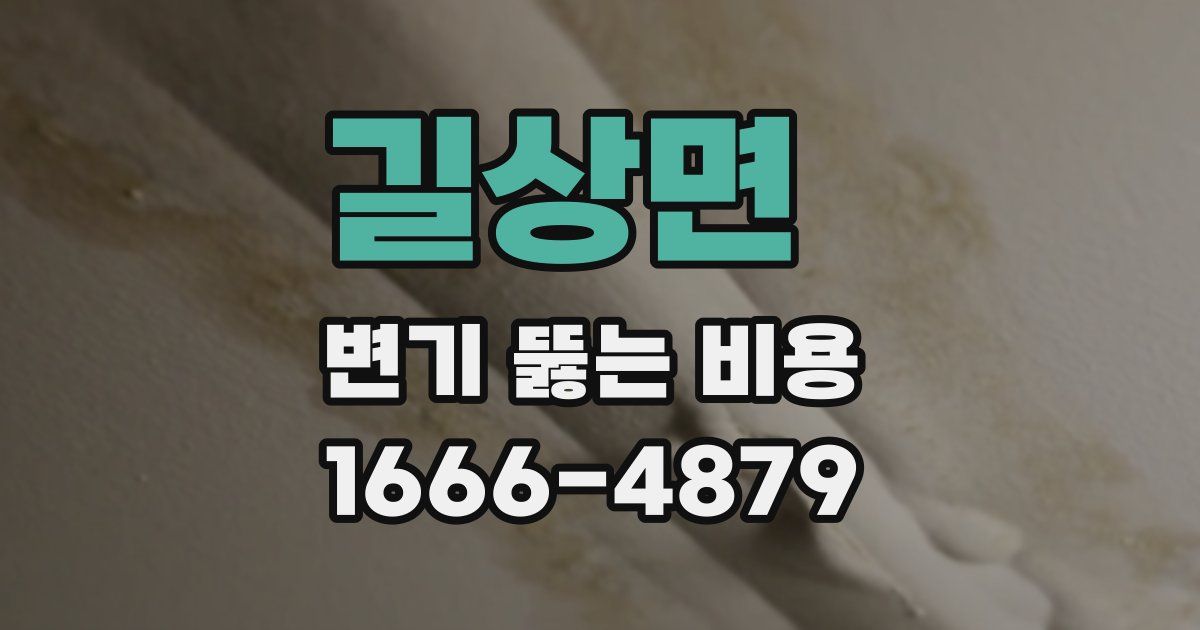길상면 변기 뚫는 비용