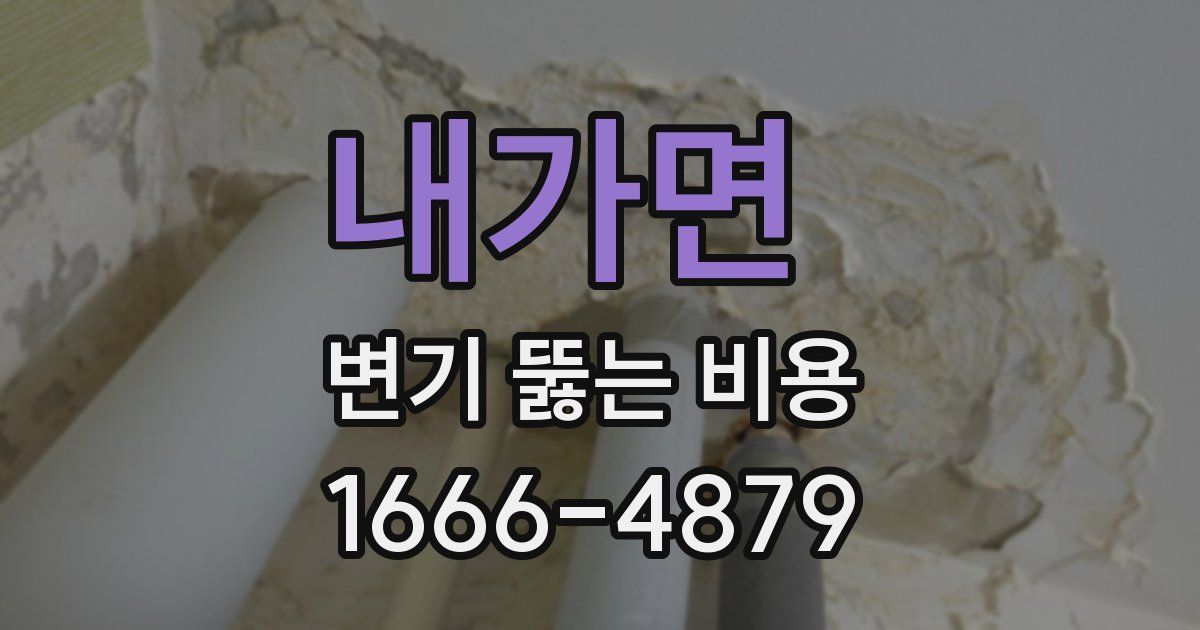 내가면 변기 뚫는 비용