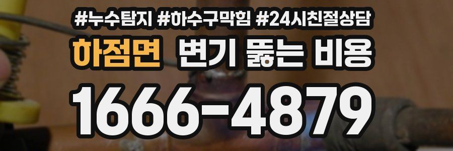 하점면 변기 뚫는 비용