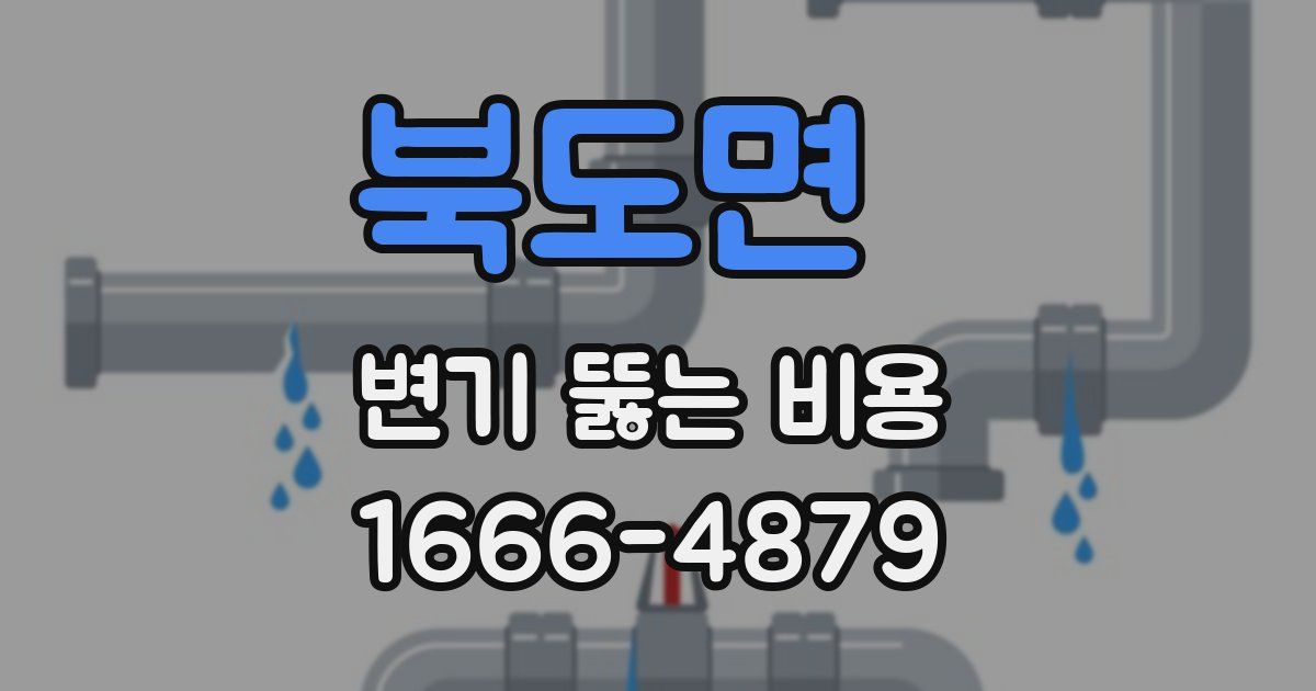 북도면 변기 뚫는 비용