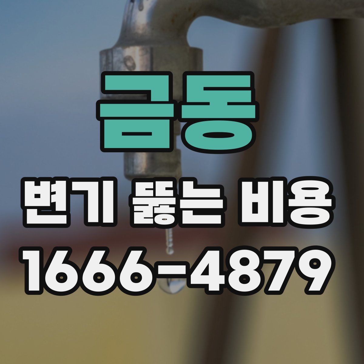 금동 변기 뚫는 비용