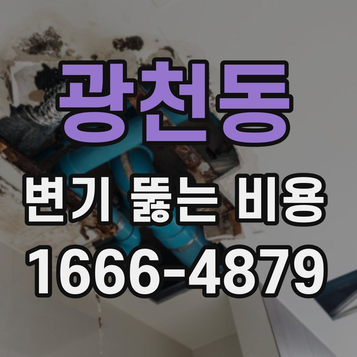 광천동 변기 뚫는 비용