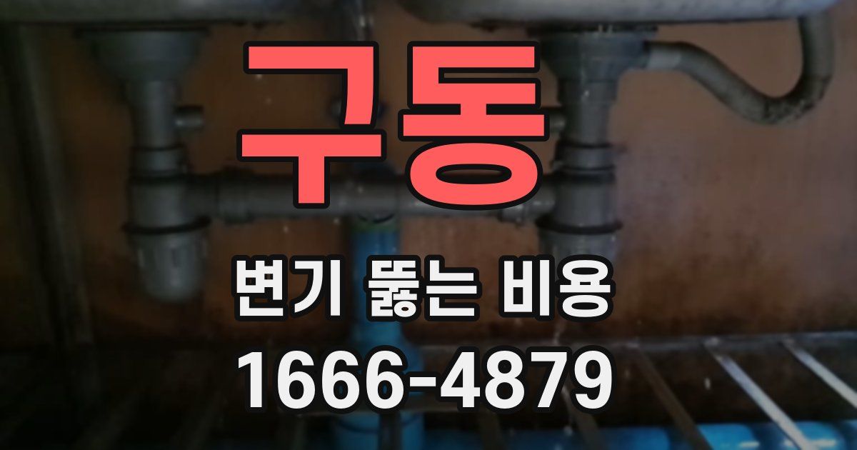 구동 변기 뚫는 비용