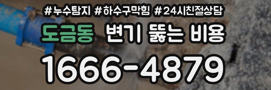 도금동 변기 뚫는 비용