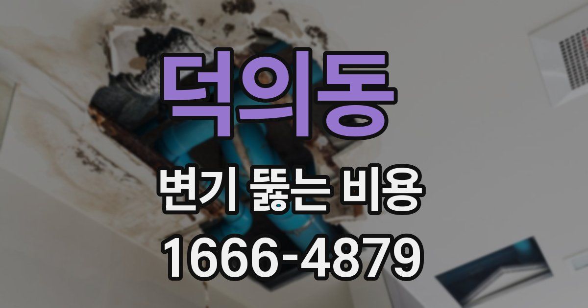 덕의동 변기 뚫는 비용