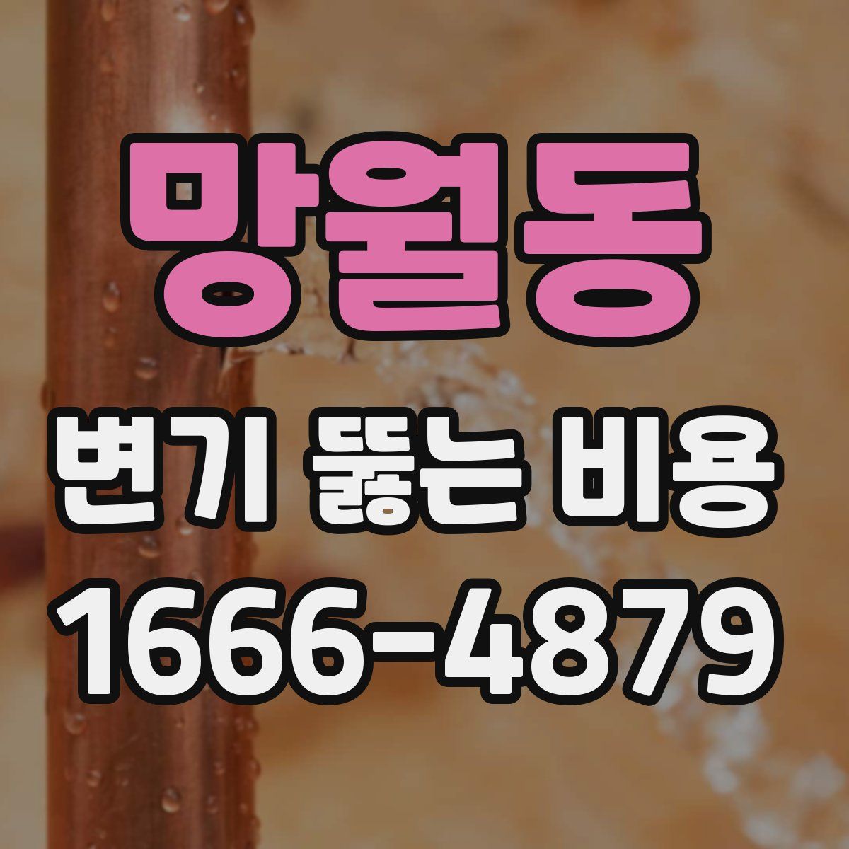 망월동 변기 뚫는 비용