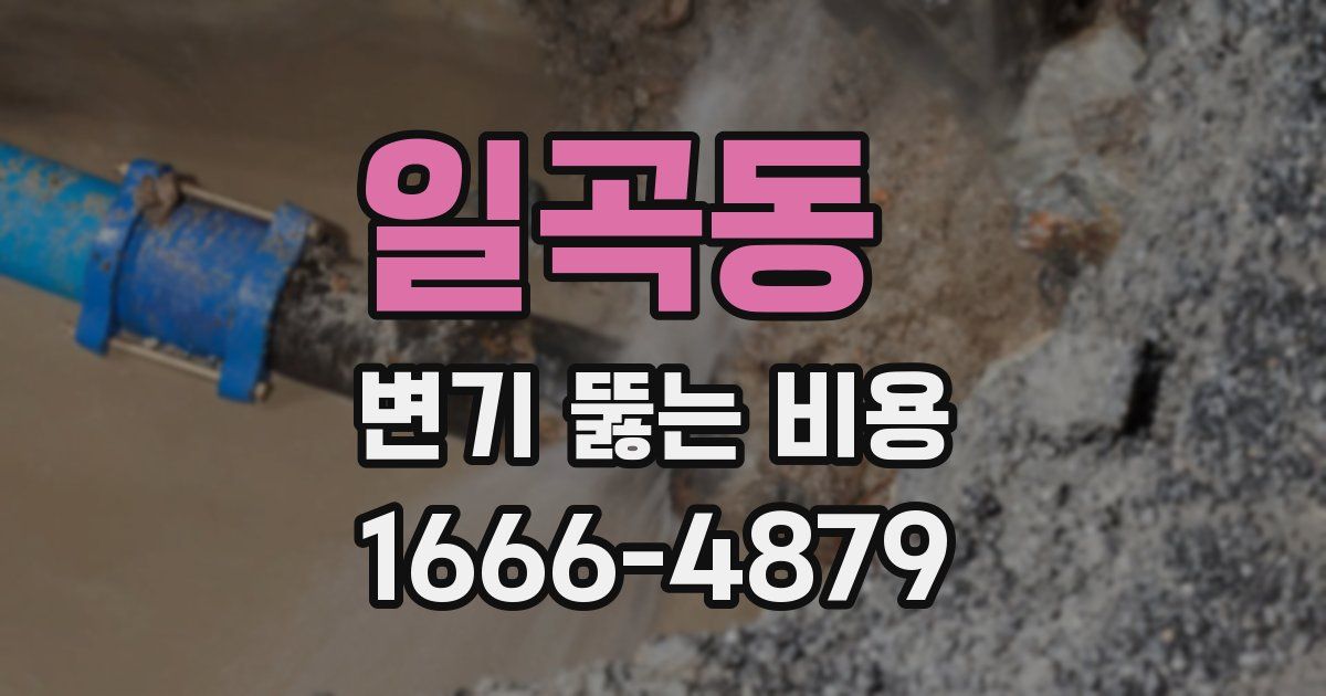 일곡동 변기 뚫는 비용