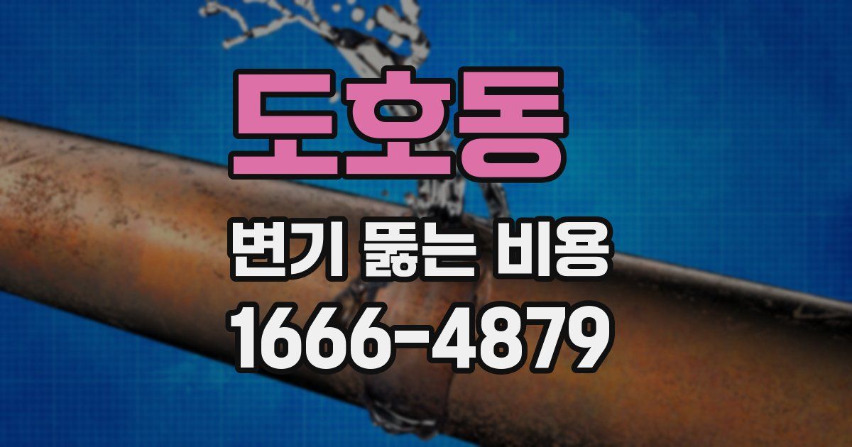 도호동 변기 뚫는 비용