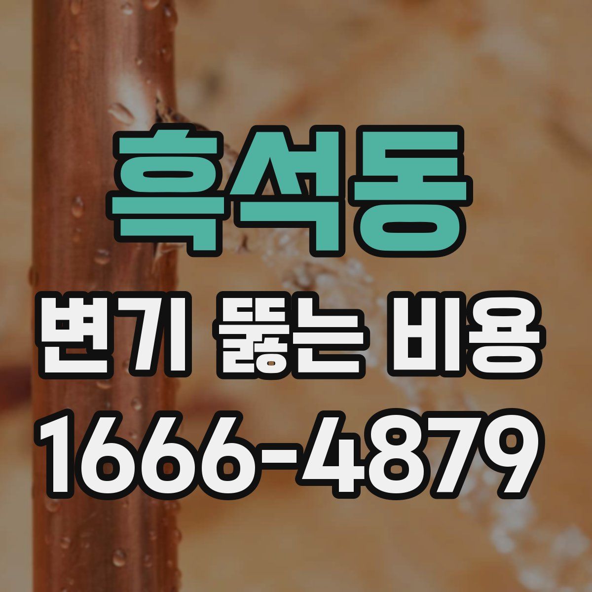 흑석동 변기 뚫는 비용
