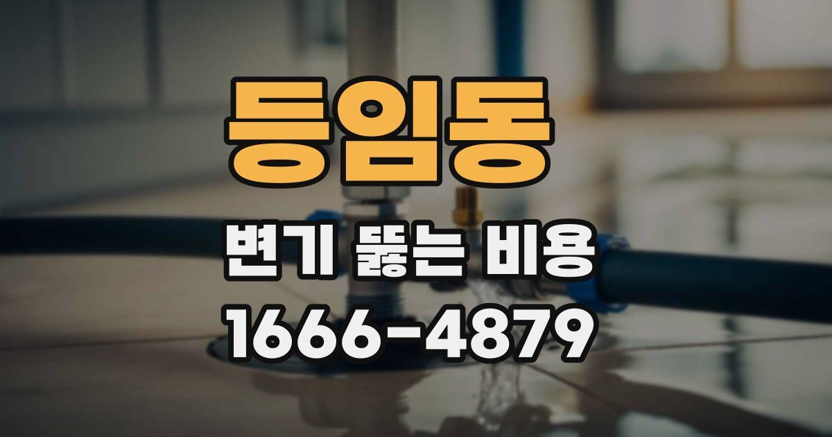 등임동 변기 뚫는 비용
