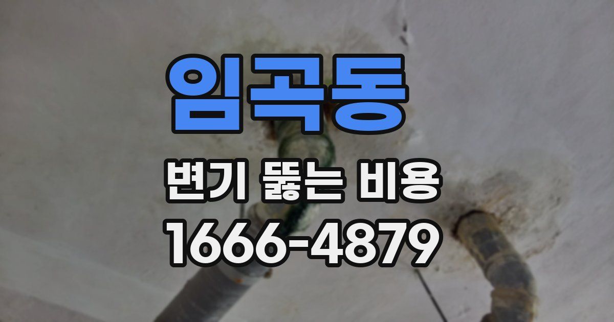 임곡동 변기 뚫는 비용