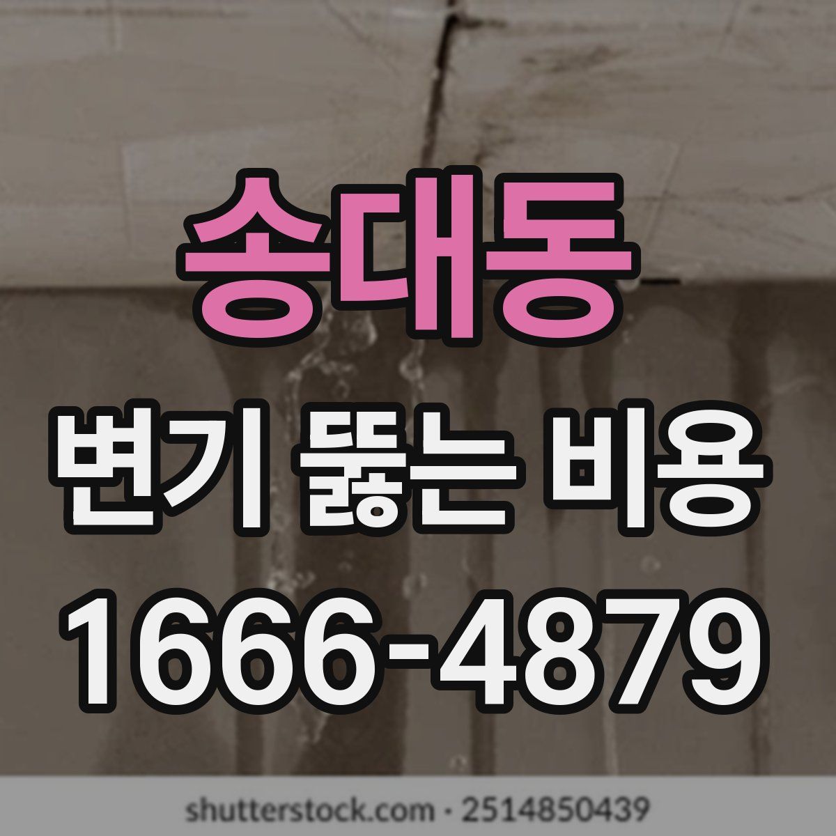 송대동 변기 뚫는 비용