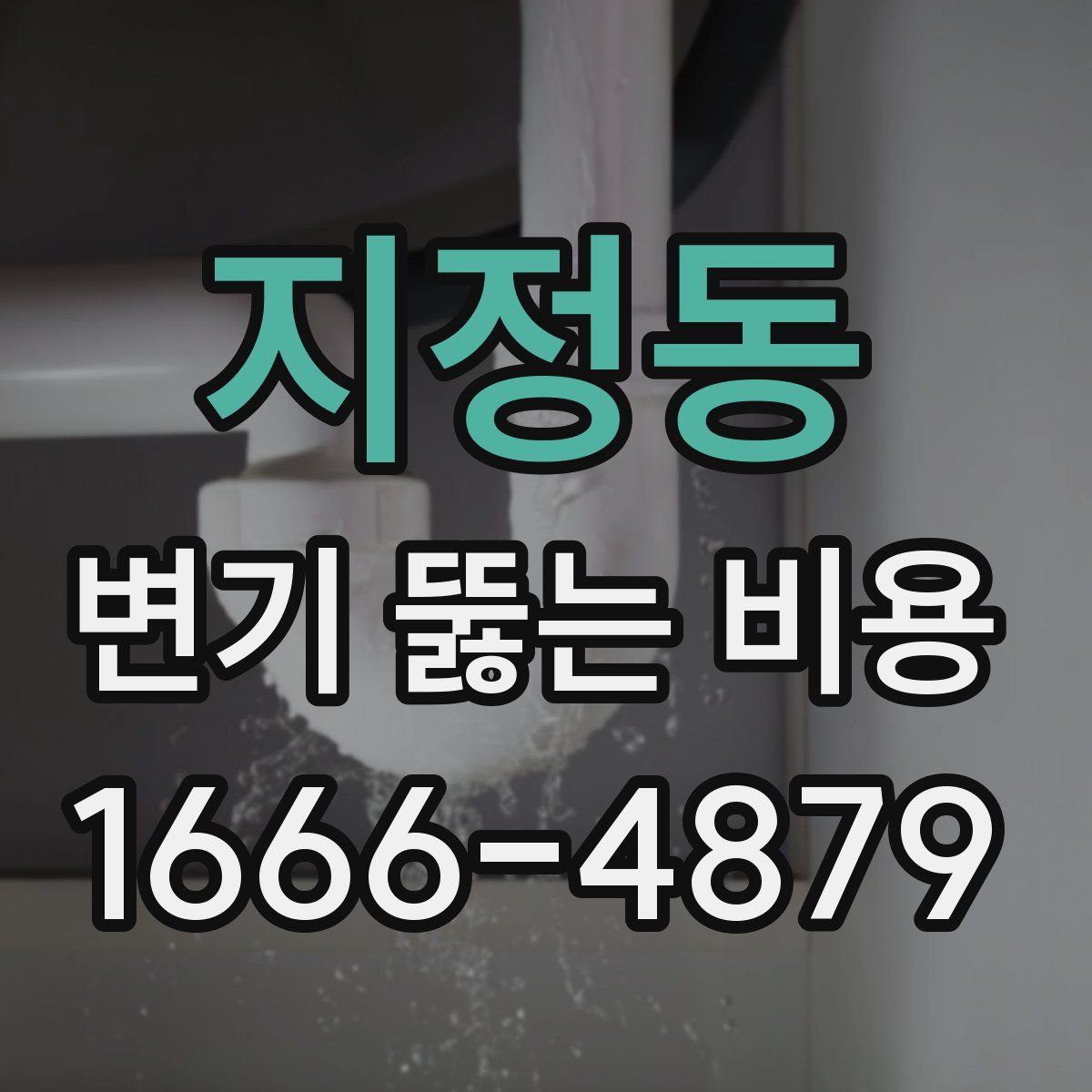 지정동 변기 뚫는 비용