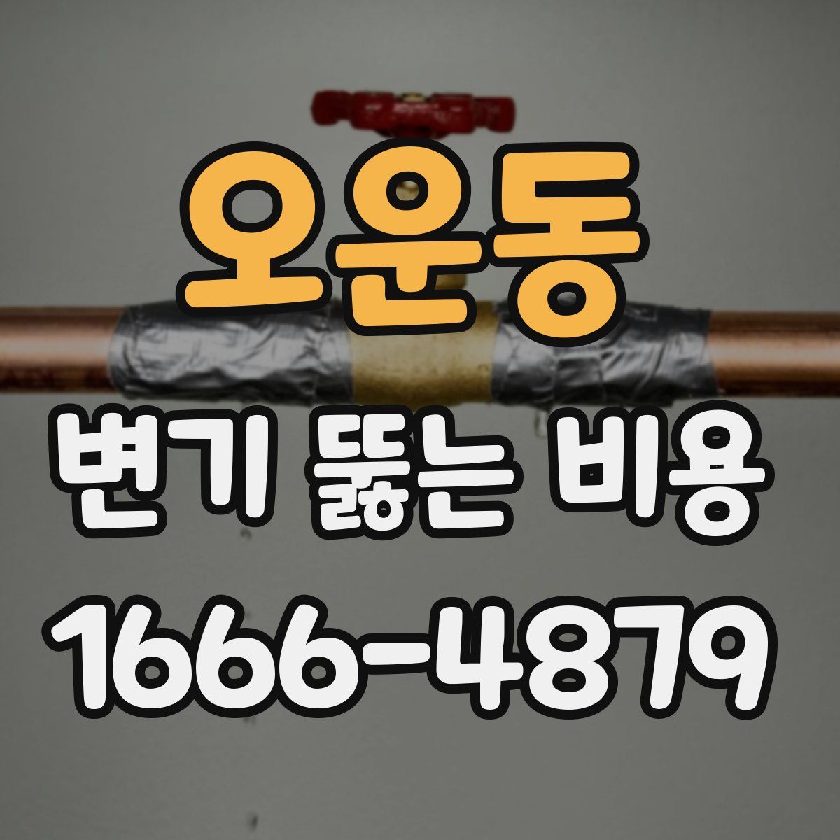 오운동 변기 뚫는 비용