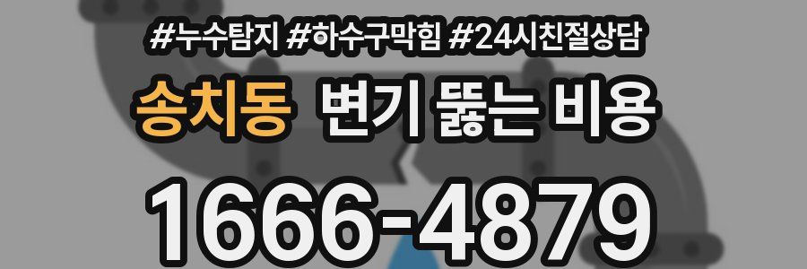 송치동 변기 뚫는 비용