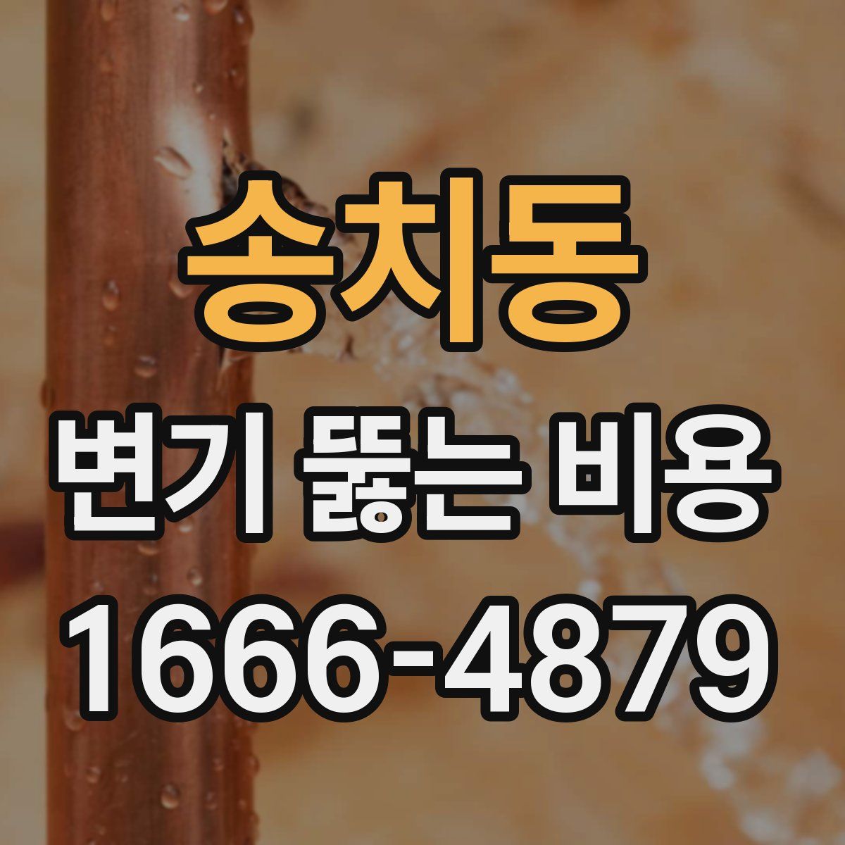 송치동 변기 뚫는 비용