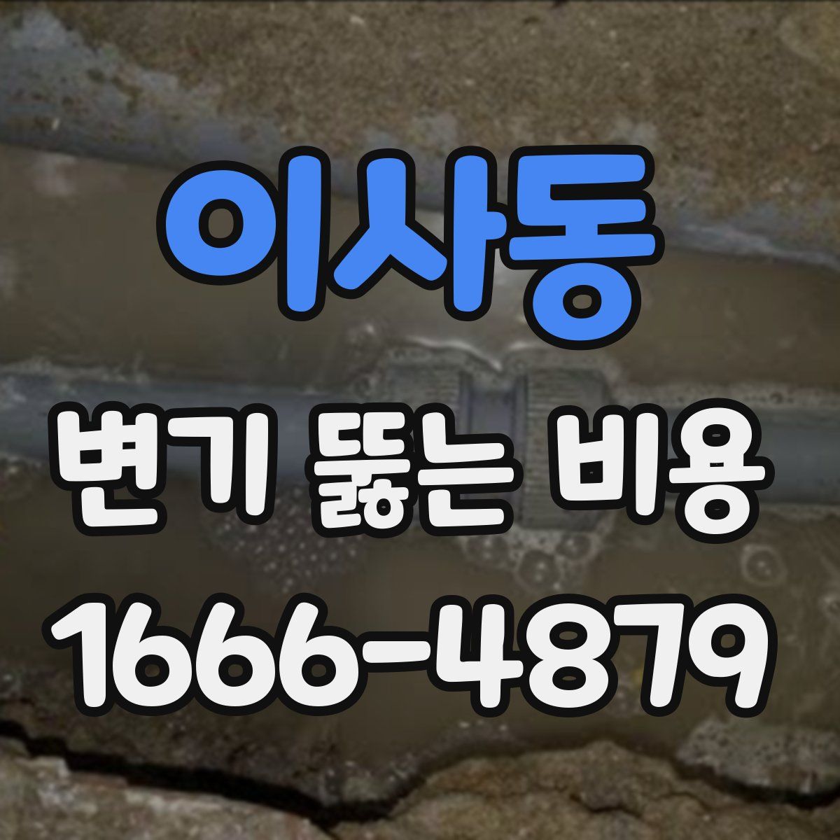 이사동 변기 뚫는 비용