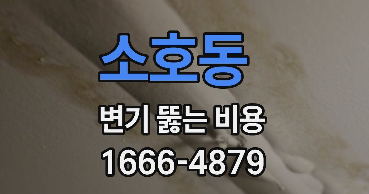 소호동 변기 뚫는 비용