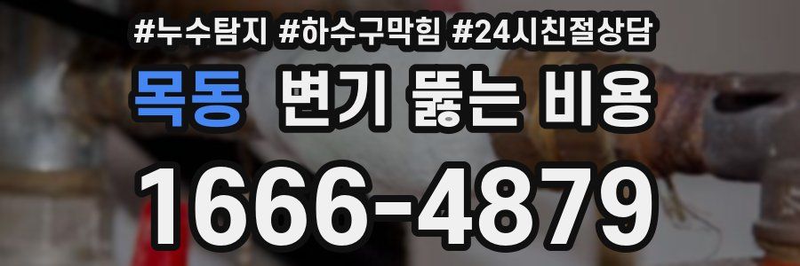 목동 변기 뚫는 비용