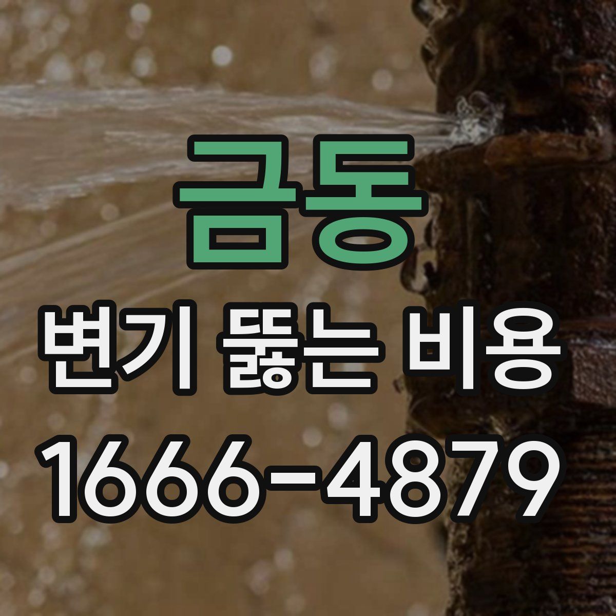 금동 변기 뚫는 비용