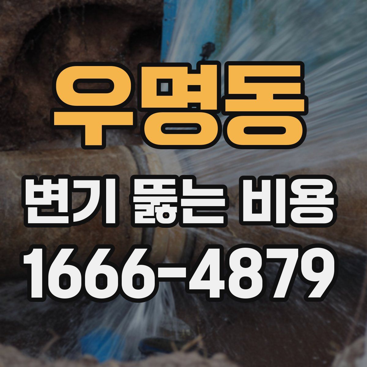 우명동 변기 뚫는 비용