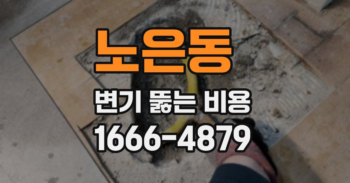 노은동 변기 뚫는 비용