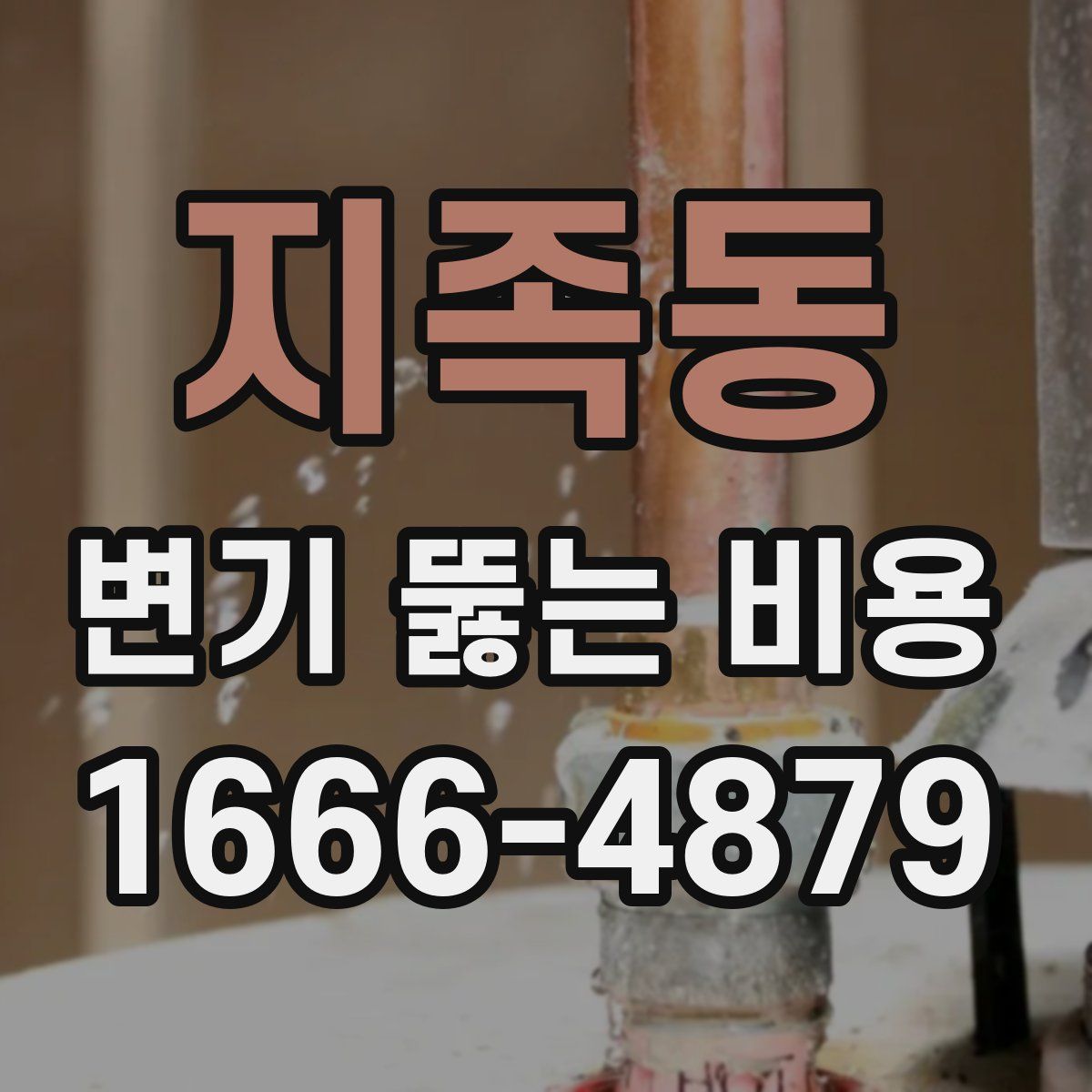 지족동 변기 뚫는 비용