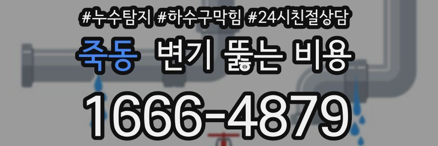 죽동 변기 뚫는 비용