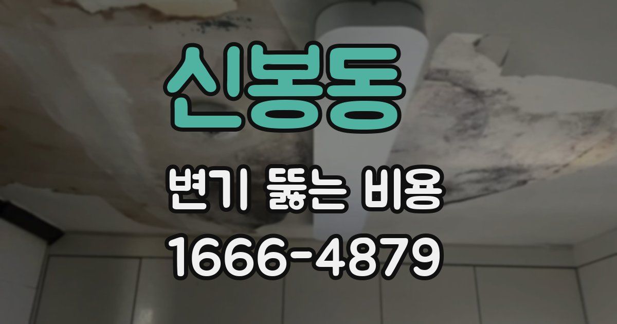 신봉동 변기 뚫는 비용