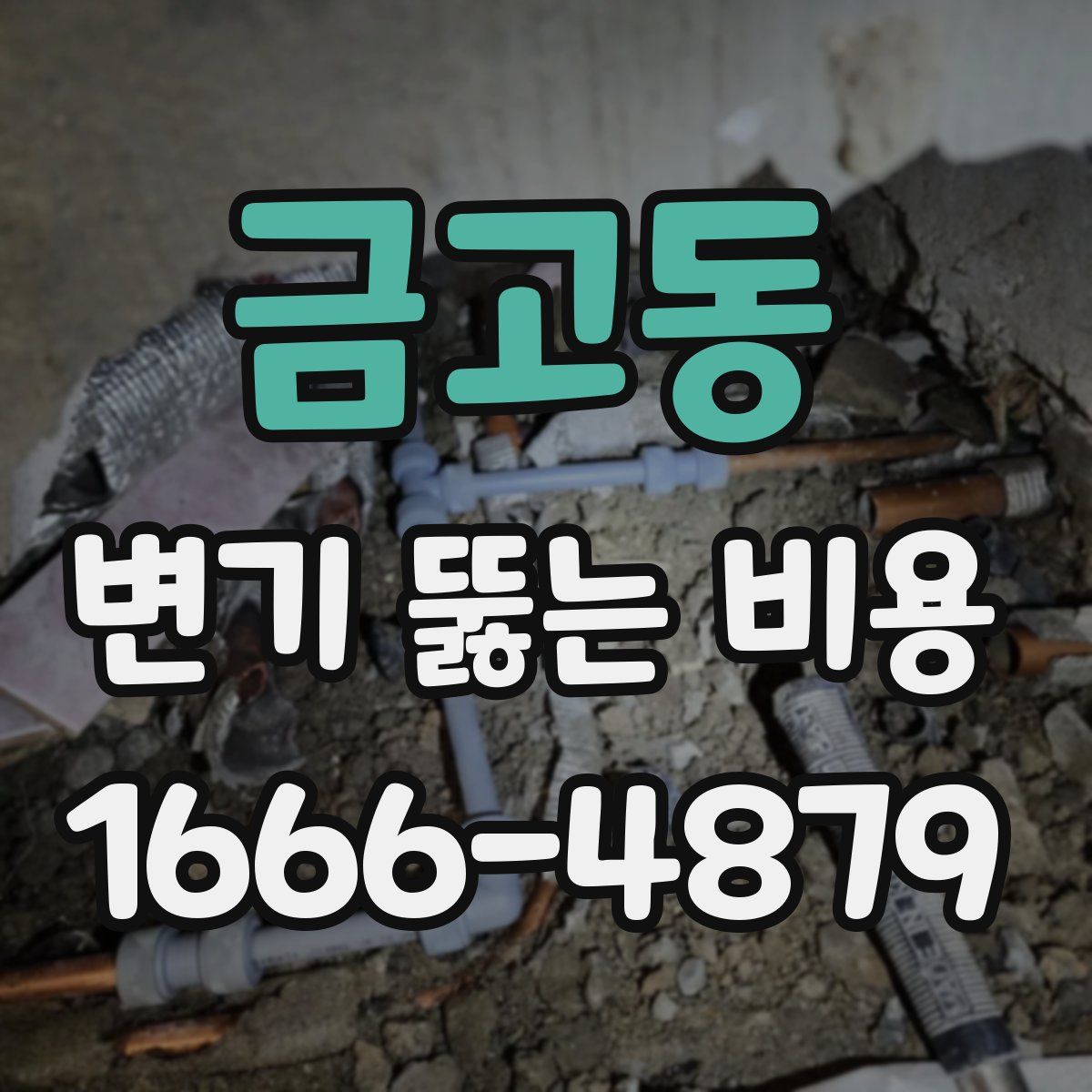 금고동 변기 뚫는 비용