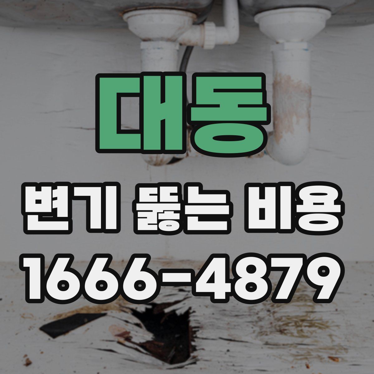 대동 변기 뚫는 비용